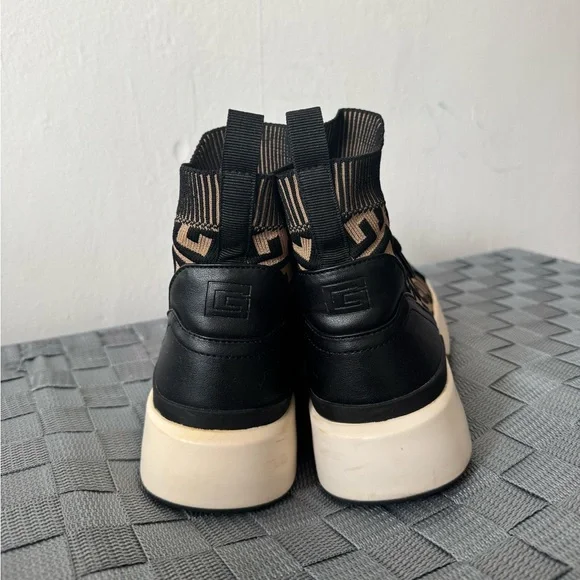 Guess Black and Tan Patterned High-Tops - Picture 2 of 7